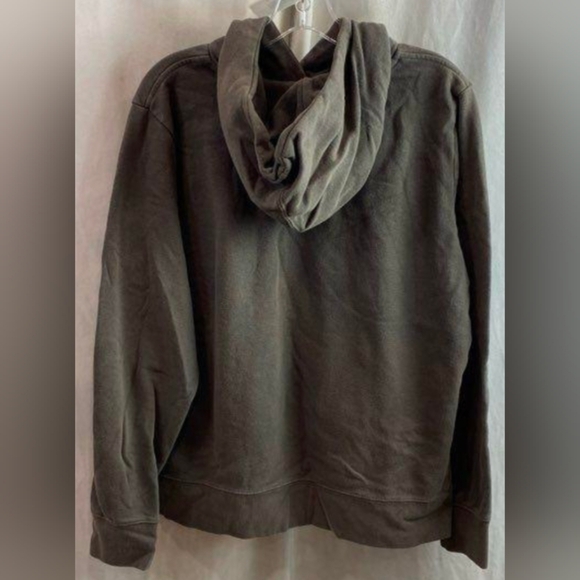 The North Face Women's Dark Gray/Red Graphic Logo Fleece Lined Hoodie Size XL - Picture 2 of 4